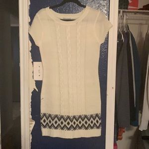 cool white Cardigan dress